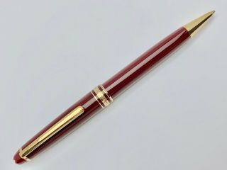 Vintage Montblanc Meisterstuck No.  165 0.  5mm Mechanical Pencil In Bordeaux Color
