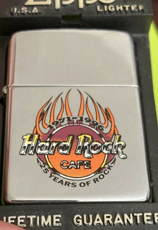 Zippo Hard Rock Cafe 25th Anniversary Lighter