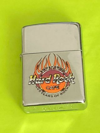 zippo hard rock cafe 25th anniversary lighter 2