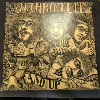 Record Album Jethro Tull Stand Up Novelty Album Cover W/pop - Up Lp Vg