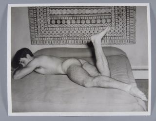 Late 1960’s Vintage Male Nude Print Western Photography Guild 4x5 Gay Interest