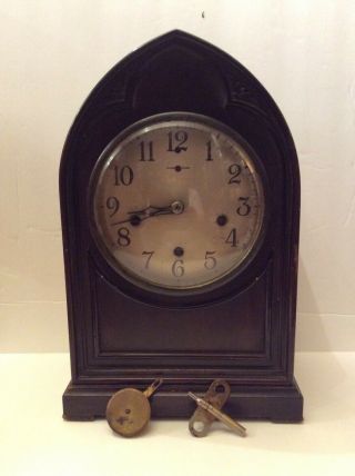 Antique Haven Inglewood Westminster Chimes Mahogany Mantle Clock,
