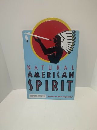 2 Natural American Spirit Cigarette Sign 2