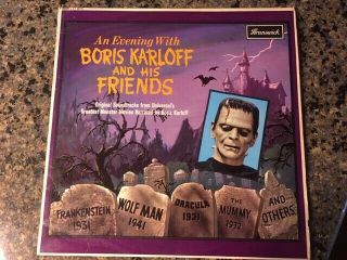 An Evening With Boris Karloff & His Friends Lp