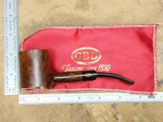 Gbd Old Briar 3 London England Marked Prince Style Smoking Pipe W/bag,  Tightstem