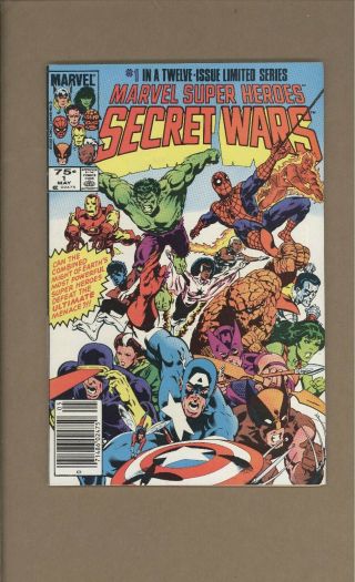 Marvel Heroes Secret Wars 1 Newsstand Vf 1984 Comic Kings
