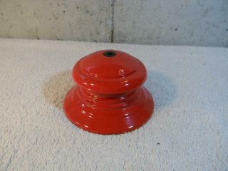 Vintage Red Coleman 200a Lantern Ventilator Vent Part No Chips