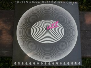 Queen - Freddie Mercury “jazz” Vinyl Lp,  Poster Intact & Inner Sleeve