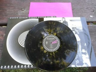 QUEEN - FREDDIE MERCURY “Jazz” VINYL LP,  Poster Intact & Inner Sleeve 3