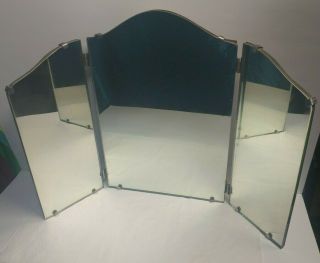Vintage Tri Fold Mirror Vanity Mirror