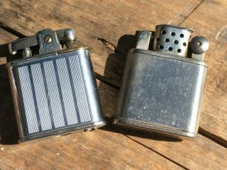 Vintage Orlik Sport London & Ronson Pocket Lighter Fully Functional 2 Lighters