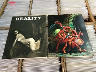 Reality Fanzine 1 & 2 Fanzine Art Jeffrey Catherine Jones Wrightson Brunner