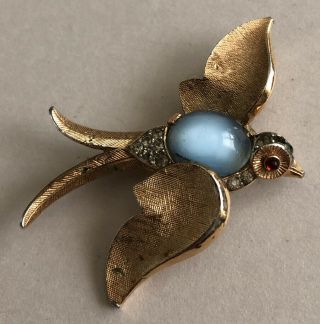 Vintage Trifari Jelly Belly Bird Pin Brooch Starting At $1