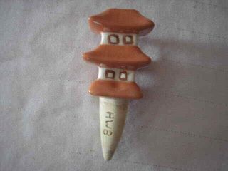 Vintage Ceramic Plant Watering Device (signed Pagoda_h.  W.  B. )
