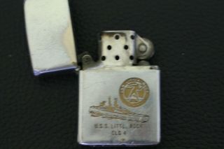 Uss Little Rock Clg 4 Zippo Lighter Vintage