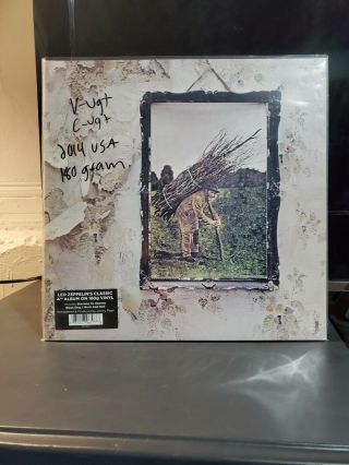 Led Zeppelin Iv (vinyl Record,  2014) 180 Gram Usa