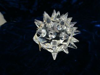 SWAROVSKI Silver Crystal LARGE HEDGEHOG Figurine 7630 NR 050 000 Retired 2