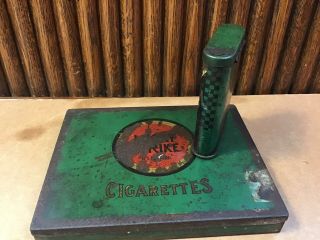 Antique - SAMPLE SIZE - Lucky Strike Half and Half Tobacco & Cigarette Tins 2