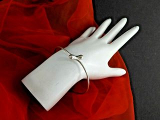Vintage Tiffany & Co.  Elsa Peretti Teardrop Bangle Bracelet 925 Sterling Silver 3