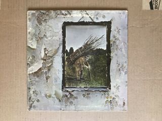 Led Zeppelin Iv Vinyl Vg Vintage 1975 Sd 7208 4 Classic Rock