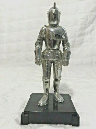 Vintage Knight Suit Of Armor Table Cigarette Lighter 7 "