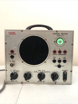 Vintage Eico Signal Tracer Model 147a Ships