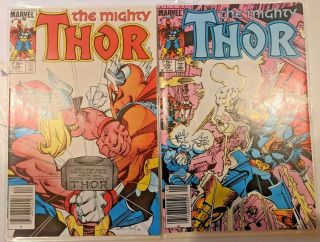 The Mighty Thor 338 & 339 Nm 2nd Beta Ray Bill,  1st App Stormbreaker
