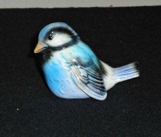 Vintage Goebel Short Tail Blue Bird Figurine Cv 74