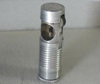 RARE Vtg 1940s Aluminum THORO - LITE Petrol Pipe Lighter,  PAT.  PEND 2