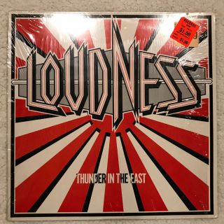 Vintage 1985 Loudness Thunder In The East Vinyl Album Japanese Metal.  1st Press
