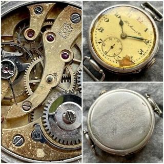 ✩ Antique Hy Moser & Cie Old Wrist Watch