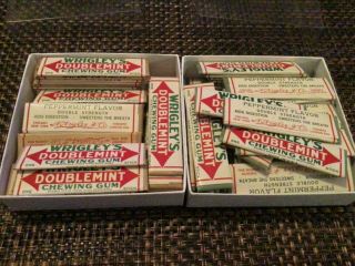 100 Vintage Wrigley’s Doublemint Chewing Gum Sticks