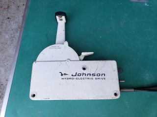 Vintage Evinrude Johnson Hydro Electric Drive Remote Control With Cable Harness