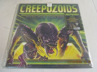 Guy Moon Creepozoids Lp Rsd 2019 Terror Vision Ltd Silver/red Vinyl