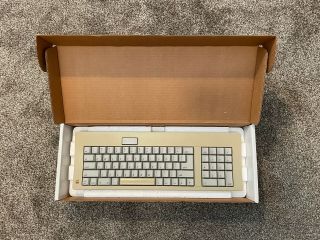 Vintage Apple Keyboard For Macintosh Se Iigs Adb M0116 Orange Alps Usa Iob