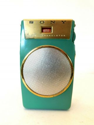 Vintage 1950s Old Sony Antique Mid Century Modern Retro Transistor Radio &