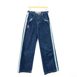 Vintage 90s Jnco Girl Mini Wide Leg Jeans Womens Size 9