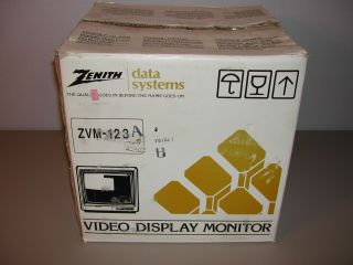 Vintage Zenith Data Systems Video Display Monitor Zvm - 123a