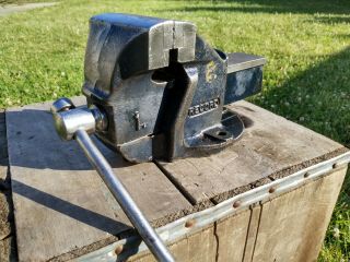 Vintage Record No.  1 Machinist Bench Vise 3 " Jaws Vice Made In England