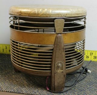 Vintage 15 " Emerson Electric 3 Speed Stool / Floor Fan (fb5)