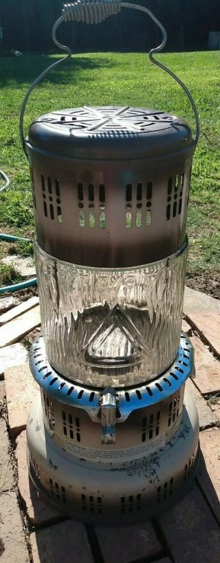 Vintage Perfection Model 790 Kerosene Heater W/glass Globe - Made In Usa -