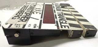 Vintage Platinum Triangle Electronic Movie Film Clap Board Clapperboard Clapper 3