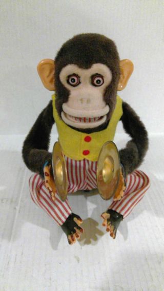 Vintage Jolly Chimp Toy Daishin Musical Cymbal Monkey