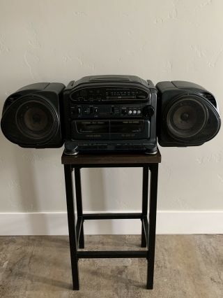 Vintage Fisher Ph - D5500 Boombox Stereo/cd/ Dual Cassette/radio Great 1992