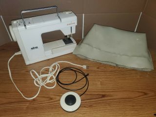 Elna Air Electronic Su Vintage Sewing Machine - Made In Switzerland - With Pedal
