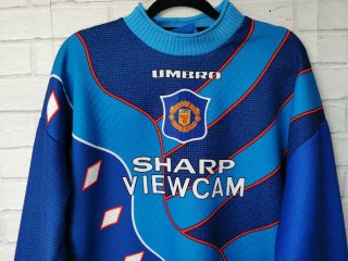 Manchester United 1995 - 1997 Goalkeeper Umbro Vintage Football Shirt Large 3