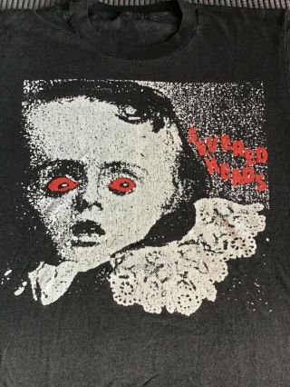 Vintage Severed Heads T - Shirt Small Dead Eyes Open Black Rare No Lp Cd