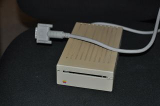 Vintage Apple Superdrive External Floppy 1.  4mb Fdhd Disk Drive G7287