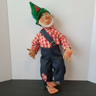 Vintage 1960’s Mountain Dew Willy The Hillbilly Advertising Doll 16”tall