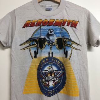Aerosmith Done With Mirrors Tour 1986 Mens Spring Ford T - Shirt Concert Vintage S